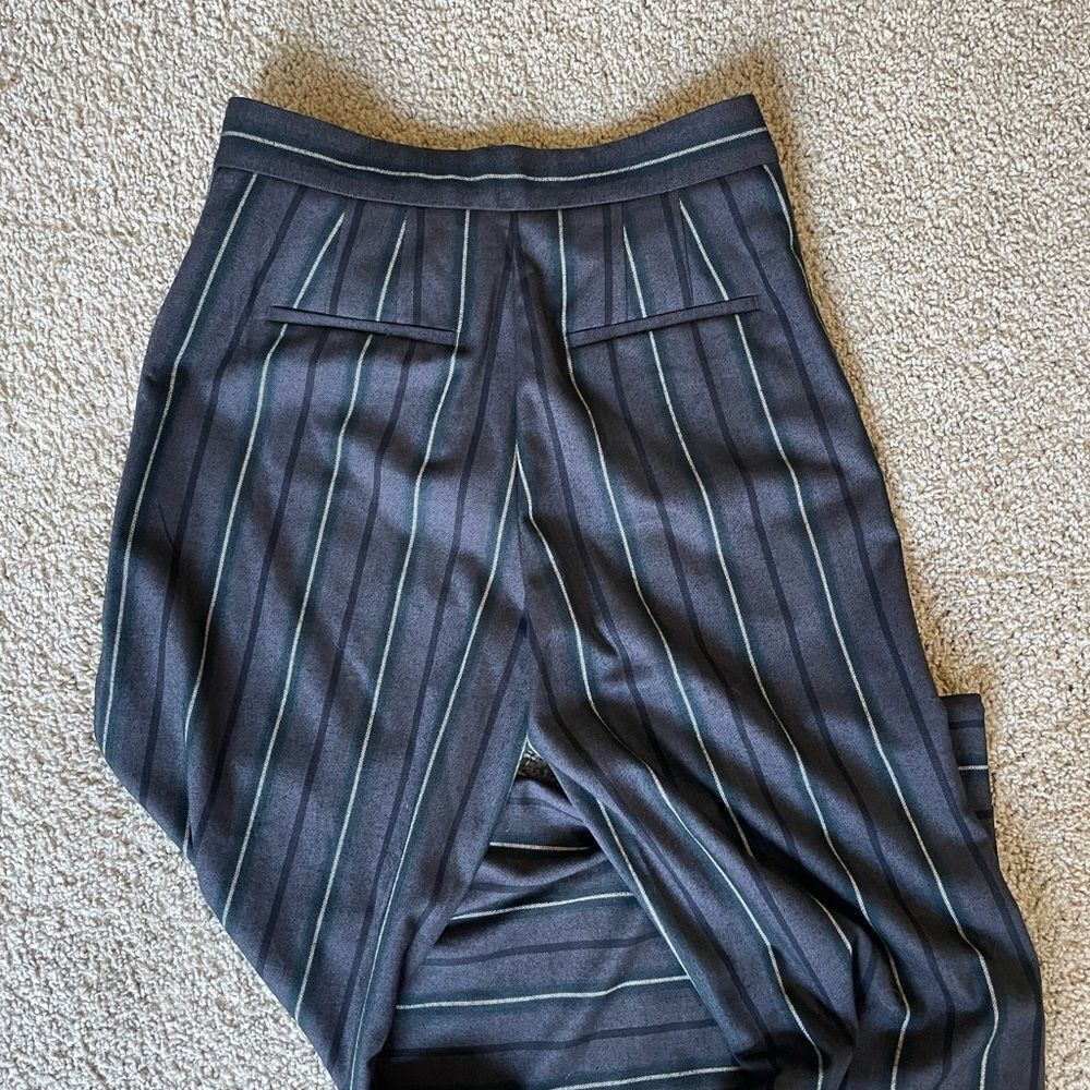 Ann Taylor Wide Leg Pinstripe Dress Pants - Picture 4 of 4